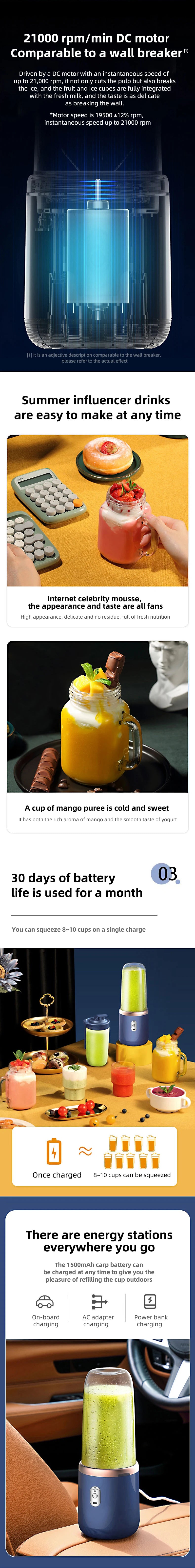 SmoothieMate Portable Juicer Cup