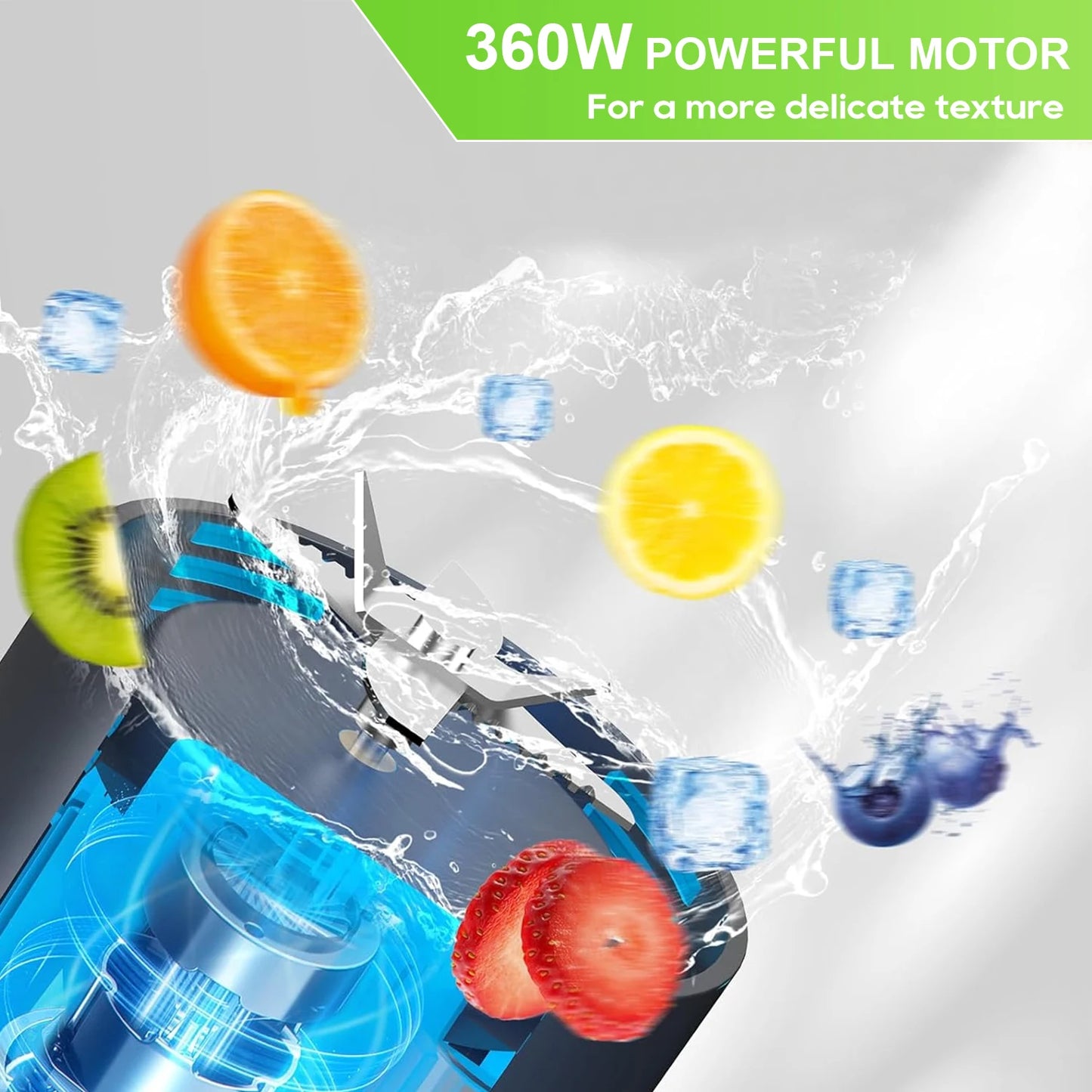 SmoothieMate PowerBlend 700 Portable Blender