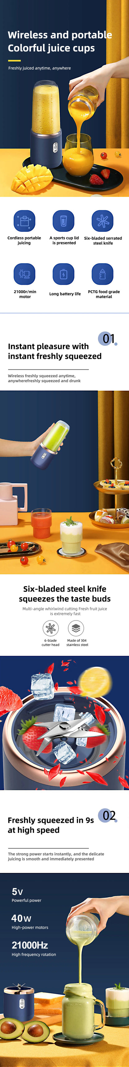 SmoothieMate Portable Juicer Cup