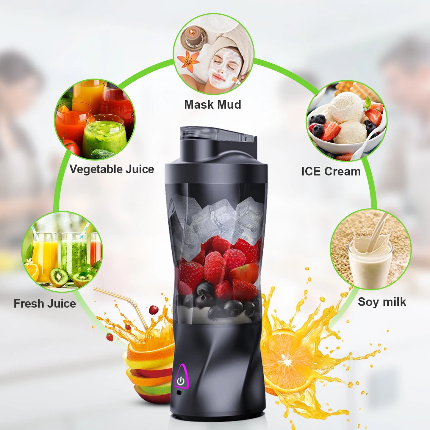 SmoothieMate PowerBlend 700 Portable Blender
